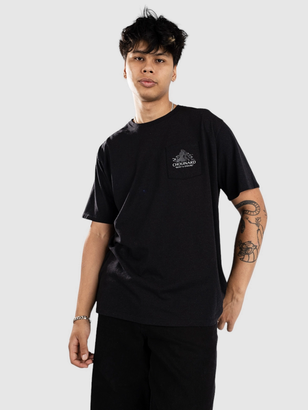 Patagonia Chouinard Crest Pocket Responsibili T-Shirt ink black