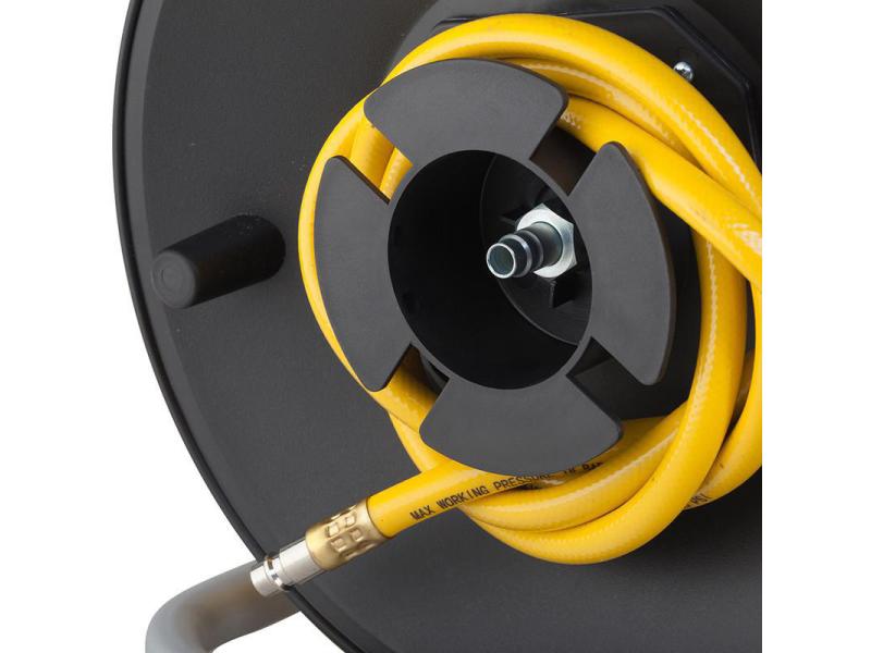 Stanley Druckluft-Schlauchaufroller 20 m, 8 x 12 mm Schlauchaufroller ideal für Garagen und Werkstatt