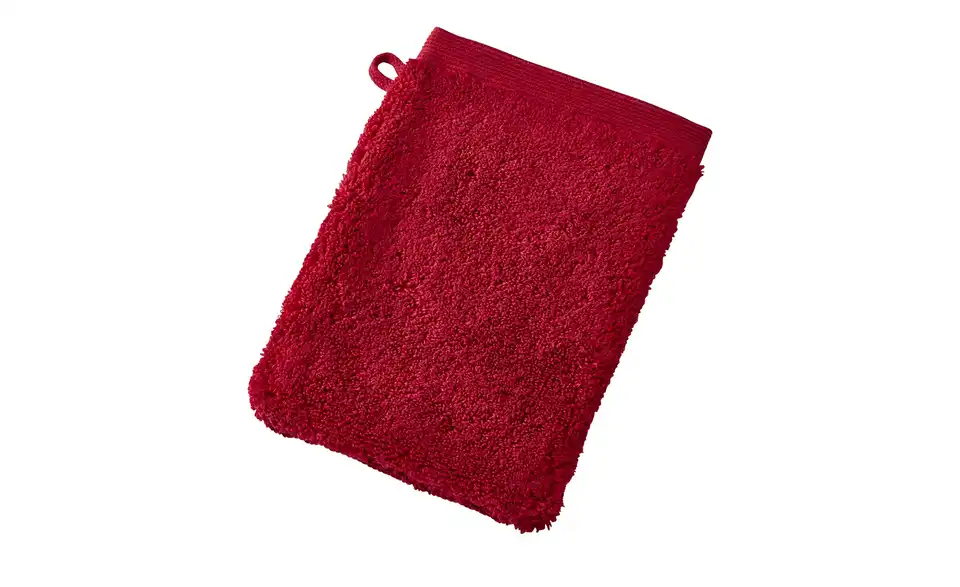 como Waschandschuh  Rot 16x21 cm