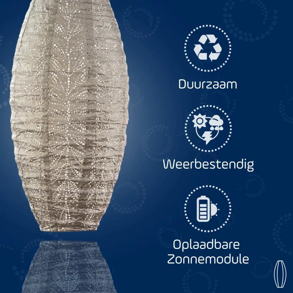 LUMIZ Solar Buitenverlichting Laurier Set - 2 stuks