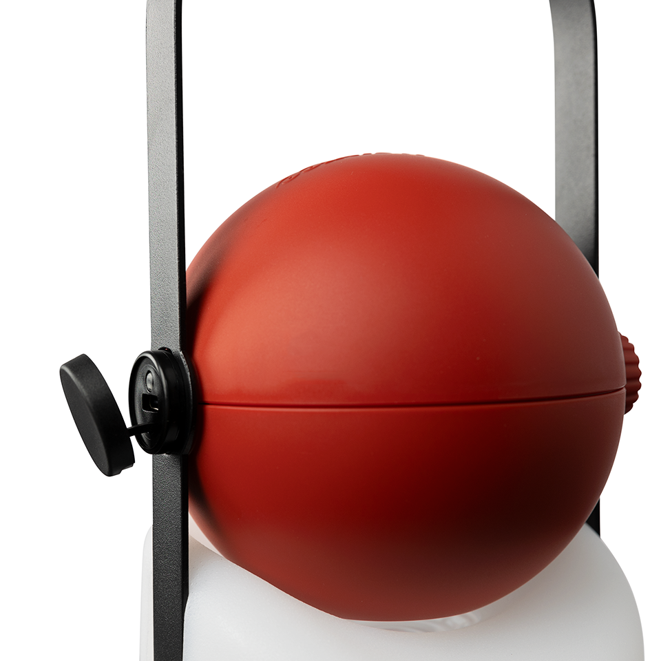 Tafellamp Guidelight oplaadbaar LED tomato red