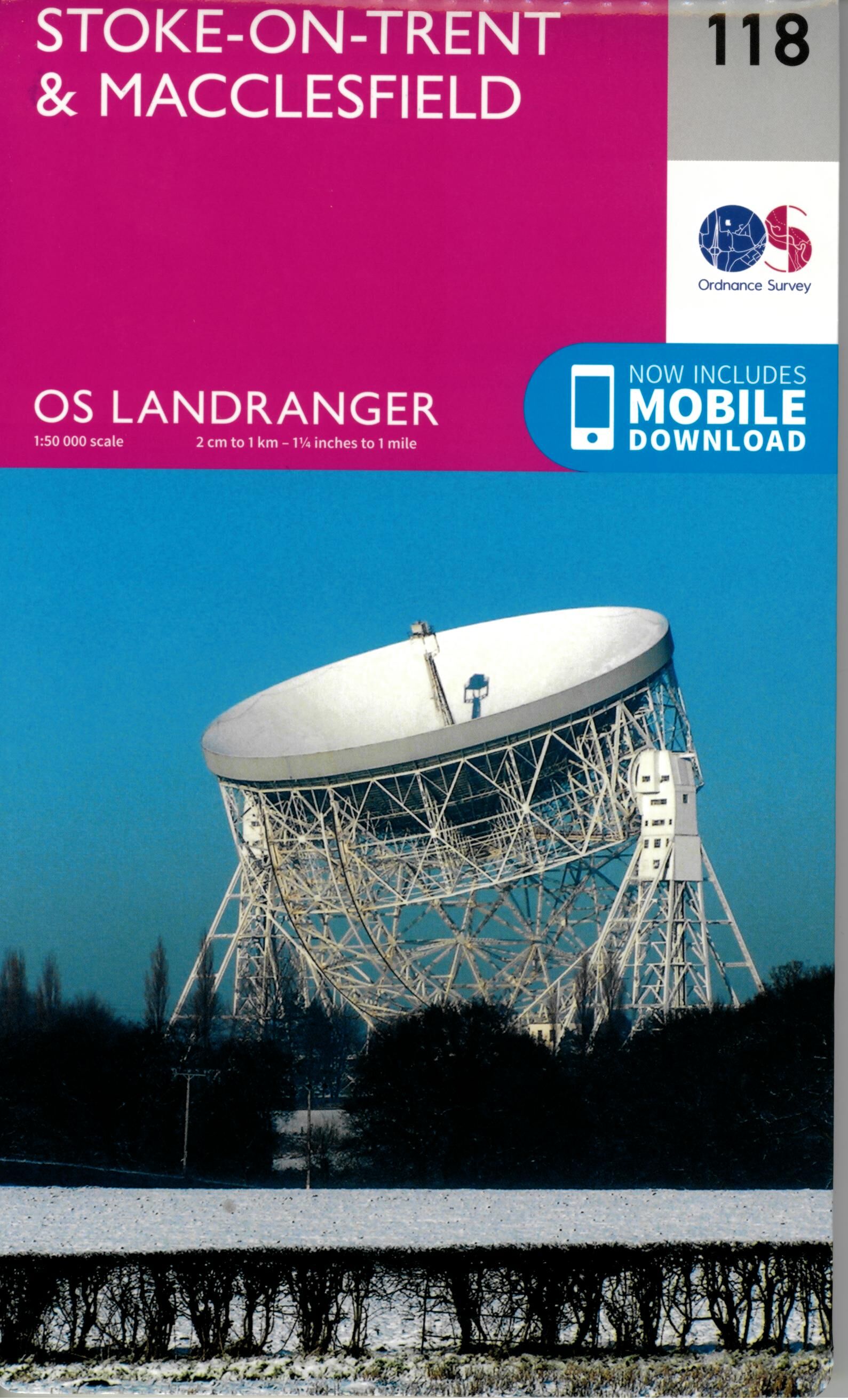 ORDNANCE SURVEY - 118 GB STOKE ON TRENT 1 50 000