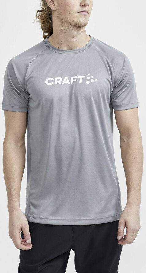 Craft Core Unify Logo løbe T-shirt Grå