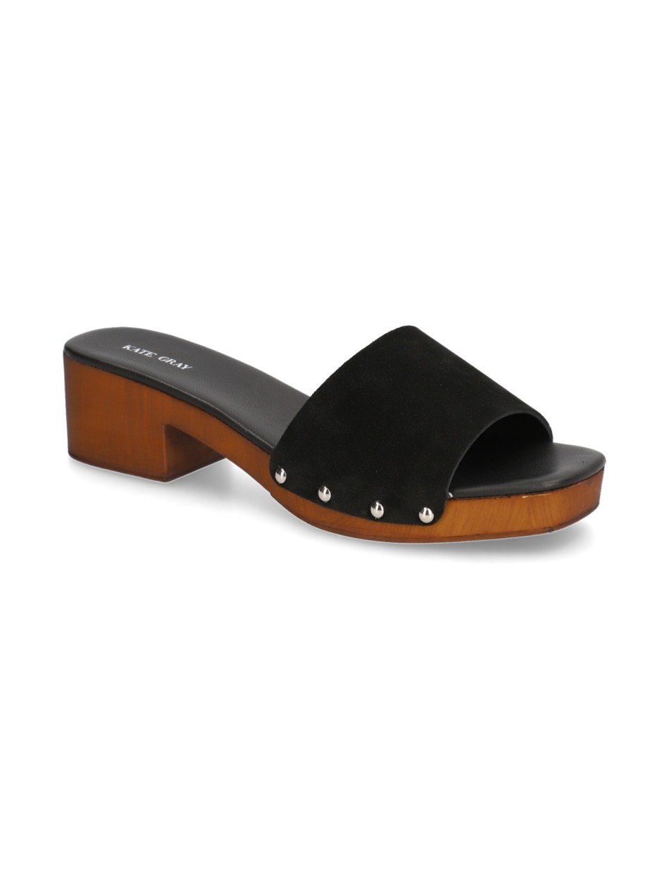 Veloursleder Pantoffel