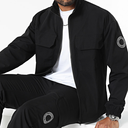 Ensemble Veste Zippée Et Pantalon Jogging 0033 0031 Noir