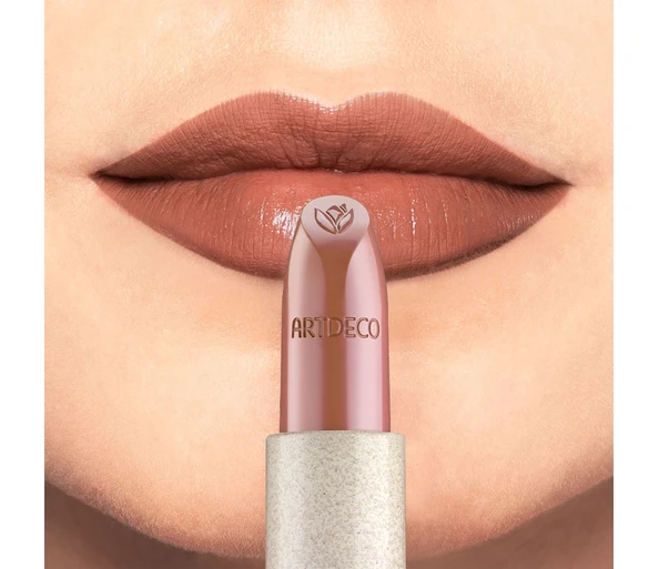 Artdeco green COUTURE Natural Cream Lipstick632 hazelnut