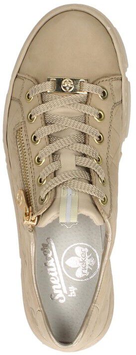 Rieker Veterschoenen Laag beige