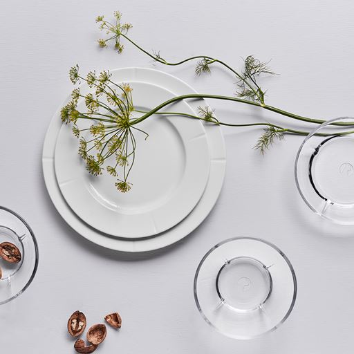 Rosendahl Grand Cru Desserttallerken, Hvid, Ø19 cm
