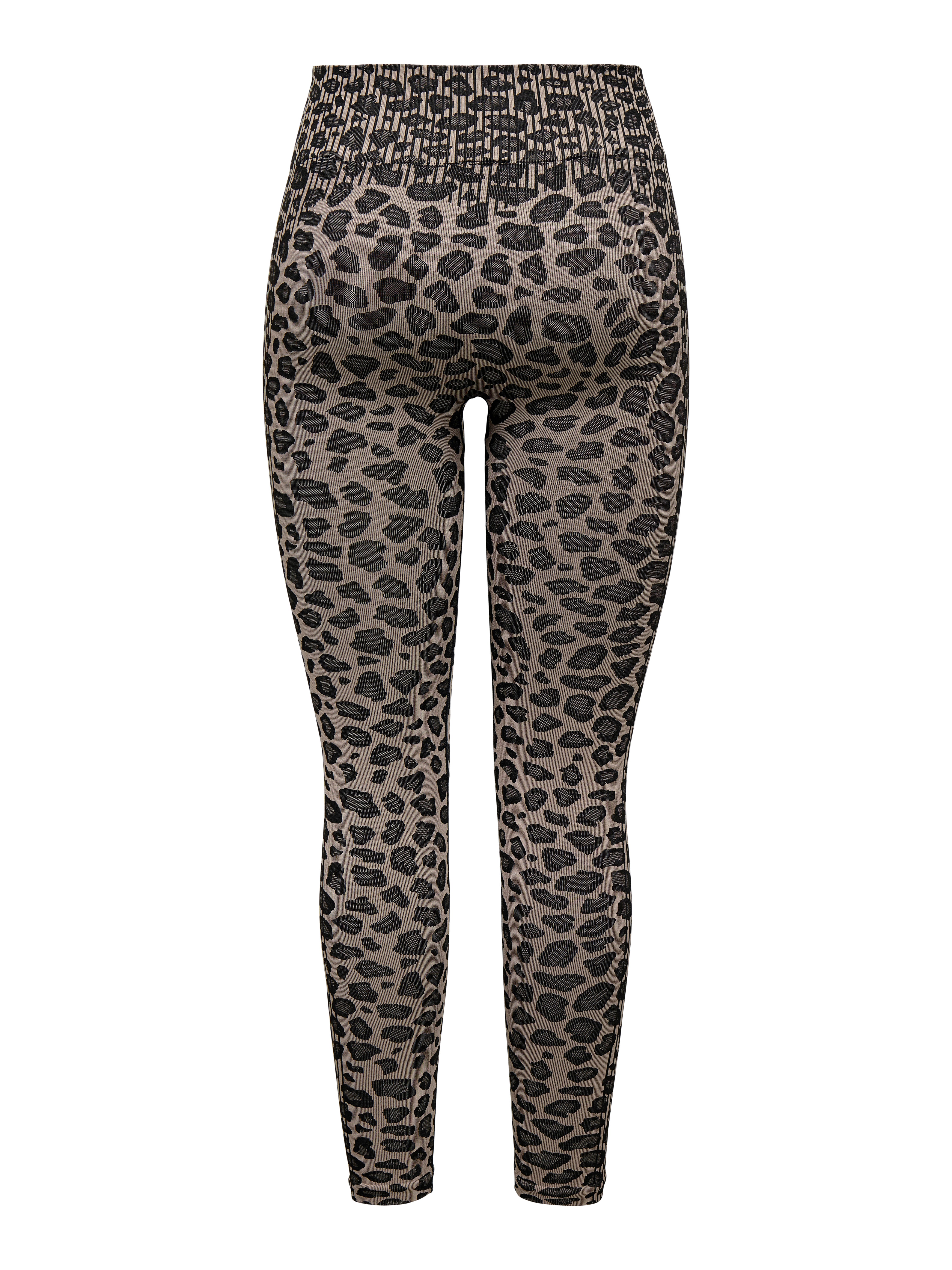 ONPANI Hohe Taille Enger Schnitt Sportleggings Walnut