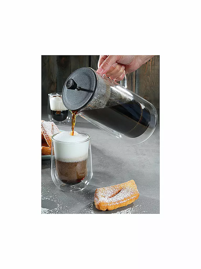 ZASSENHAUS Kaffeezubereiter AROMA PRESS transparent