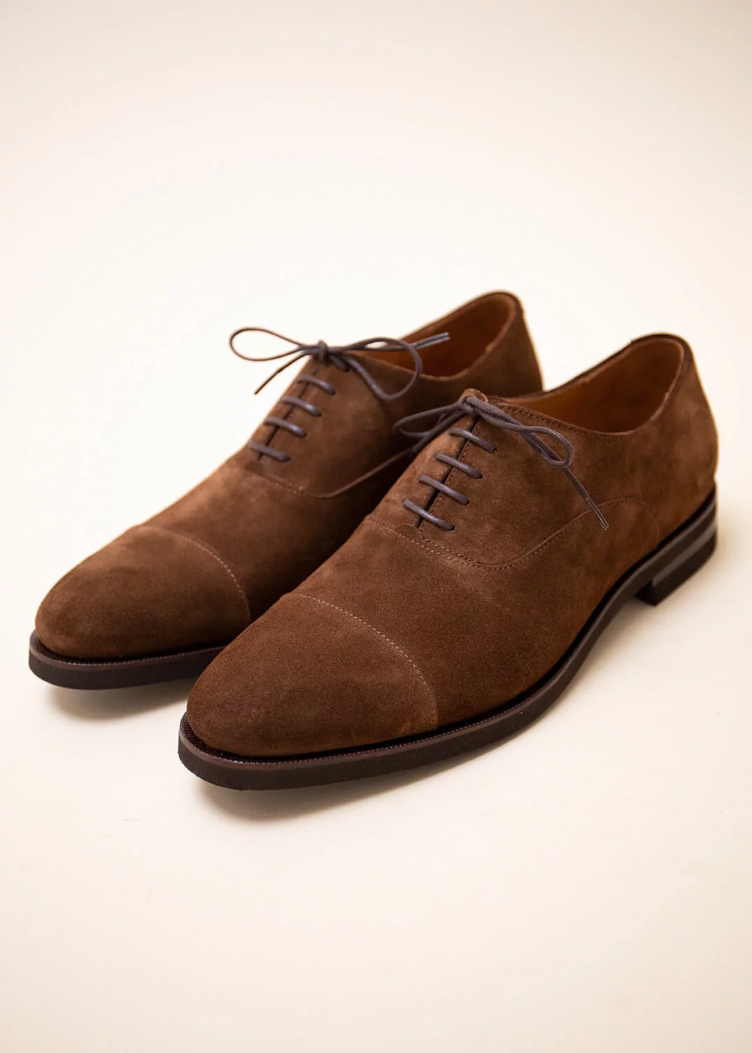RICHELIEU PELEO VELOURS MARRON