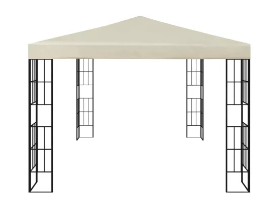 Tonnelle 3x4 m Crème