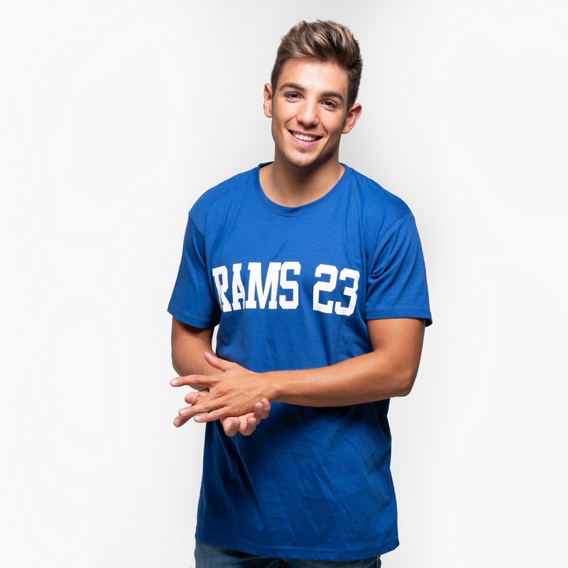 Camiseta Rams 23 com logo grande