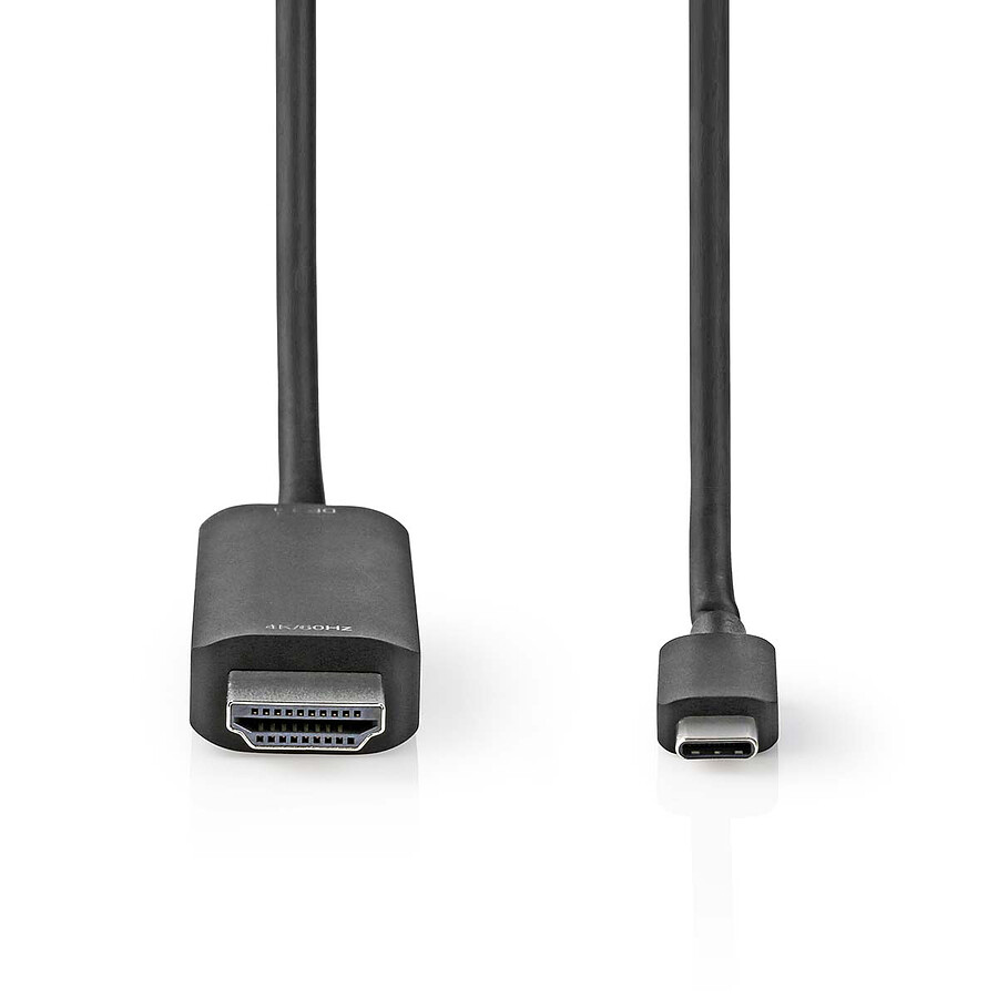 Nedis Adaptateur USB-C vers HDMI 1 m Noir