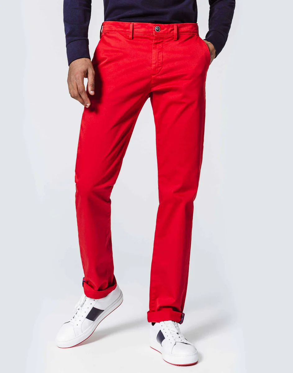 Chino Satin Rouge
