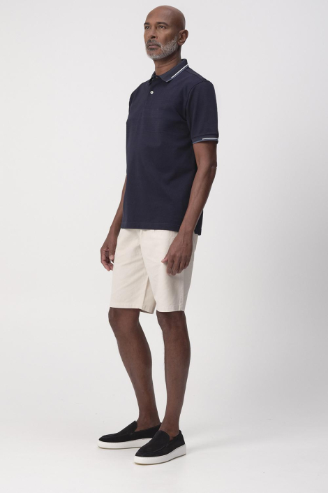 Campbell blauwe heren polo