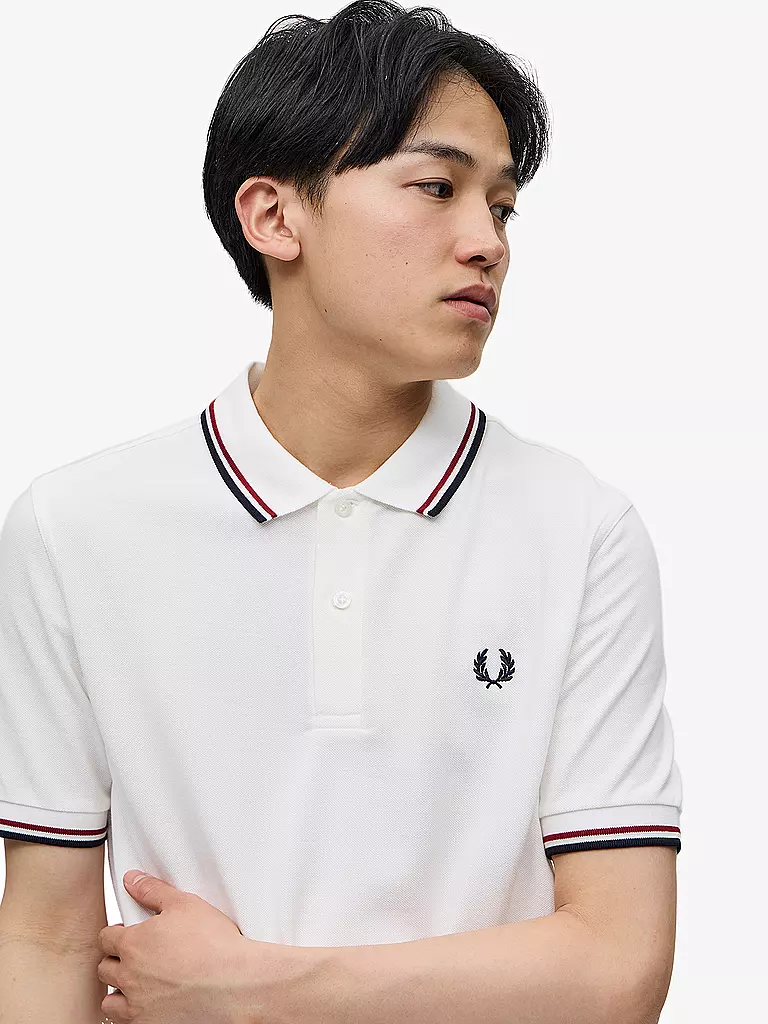FRED PERRY Poloshirt M3600 weiss