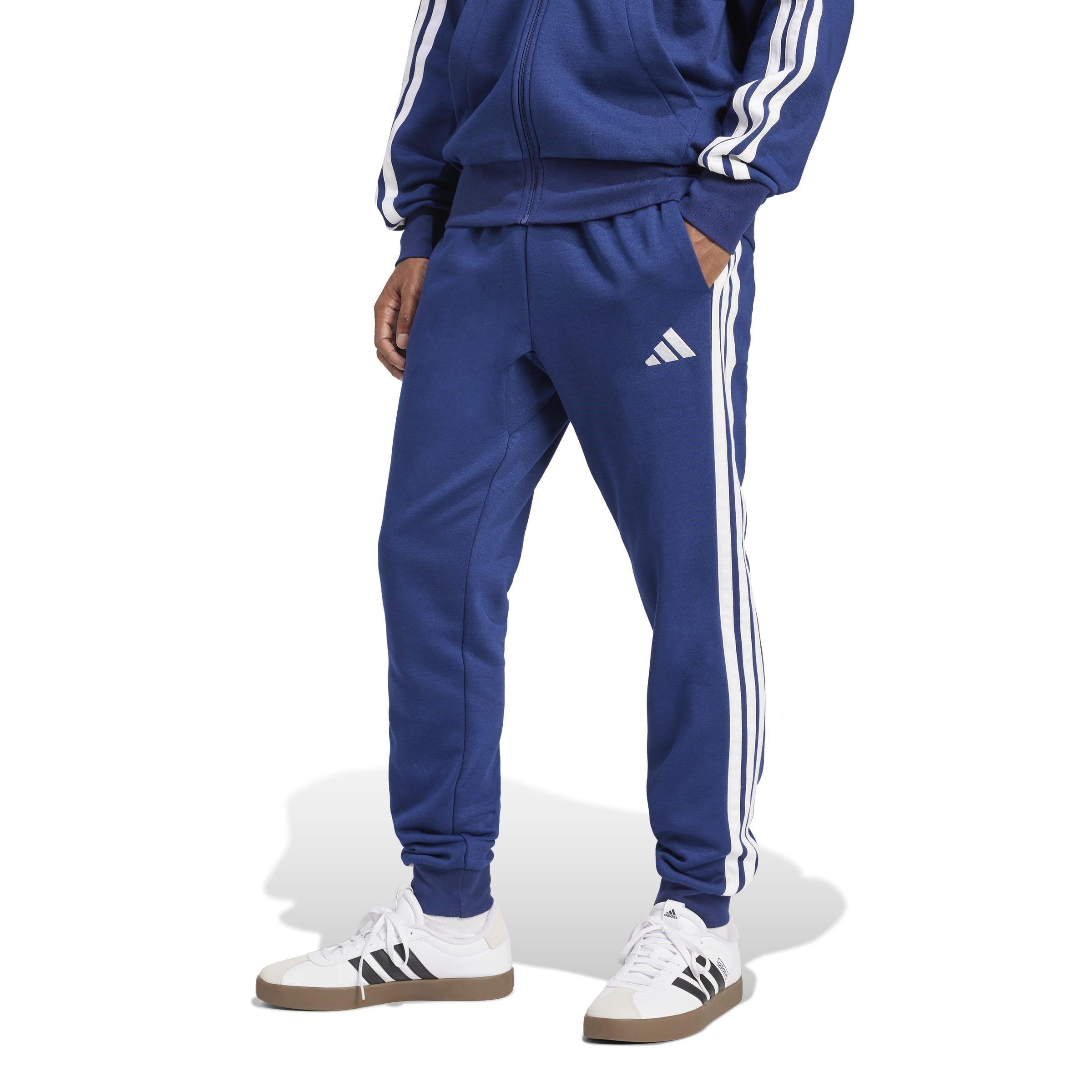 adidas Essentials Fleece Tapered Cuff 3-Stripes Joggers