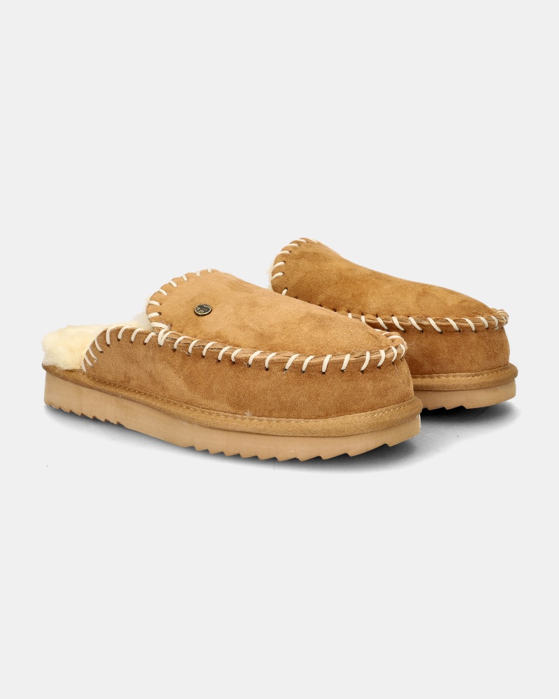 Warmbat Australia Mardie Pantoffels  - cognac