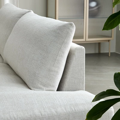 Norsberg venstrevendt hjørnesofa med pufafslutning