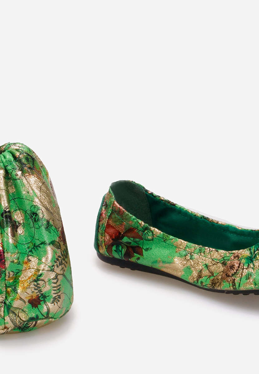 Ballerines femme vert Doriya V3