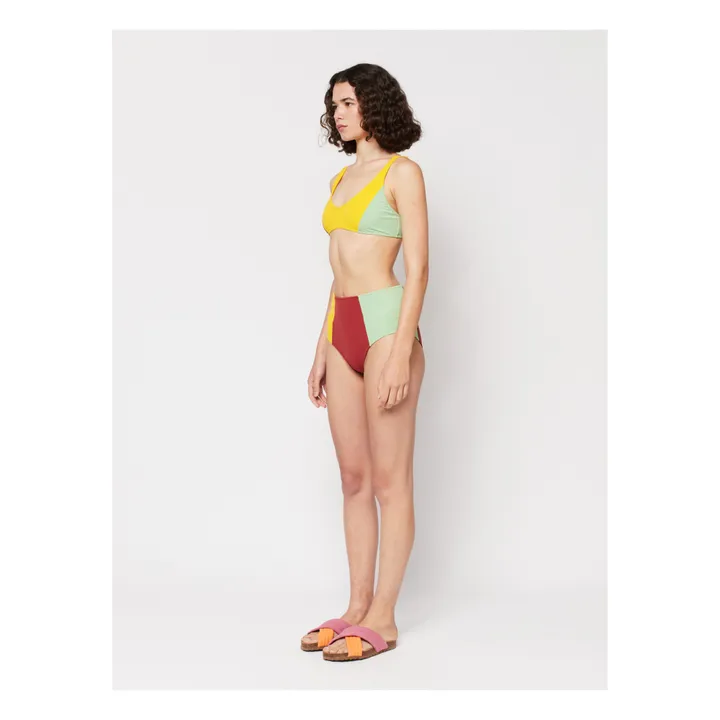 Bobo Choses Haut de Maillot Eponge Color Block - Collection Femme  | Jaune
