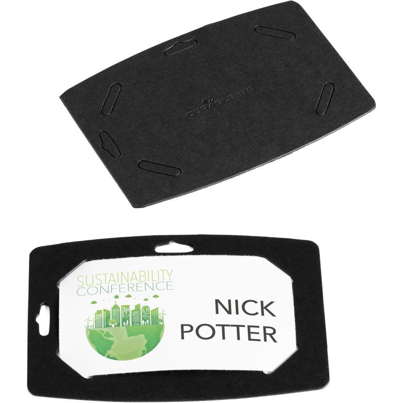 Badge Durable recyclé sans attache 54 x 90 mm - Lot de 20