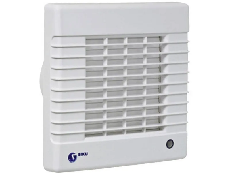 Siku 125 AZTL, Væg, Badeværelse, Køkken, Restaurant, Toilet, Hvid, Plast, IP24, 185 m³/t