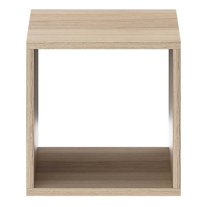 Étagère murale cube GoodHome Rigga effet chêne L. 30 cm