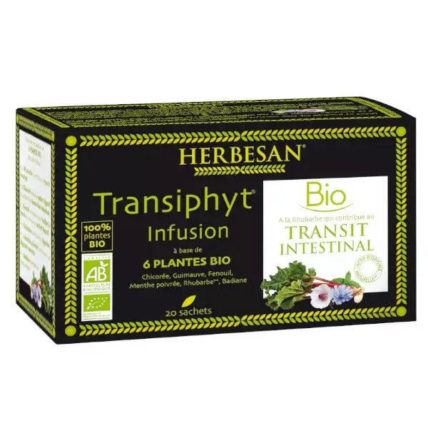 Herbesan Transiphyt Infusão Orgânica 20 sachês