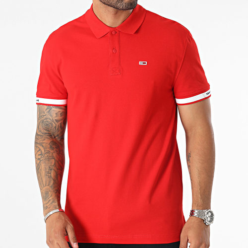 Polo Manches Courtes Classic Linear 7282 Rouge