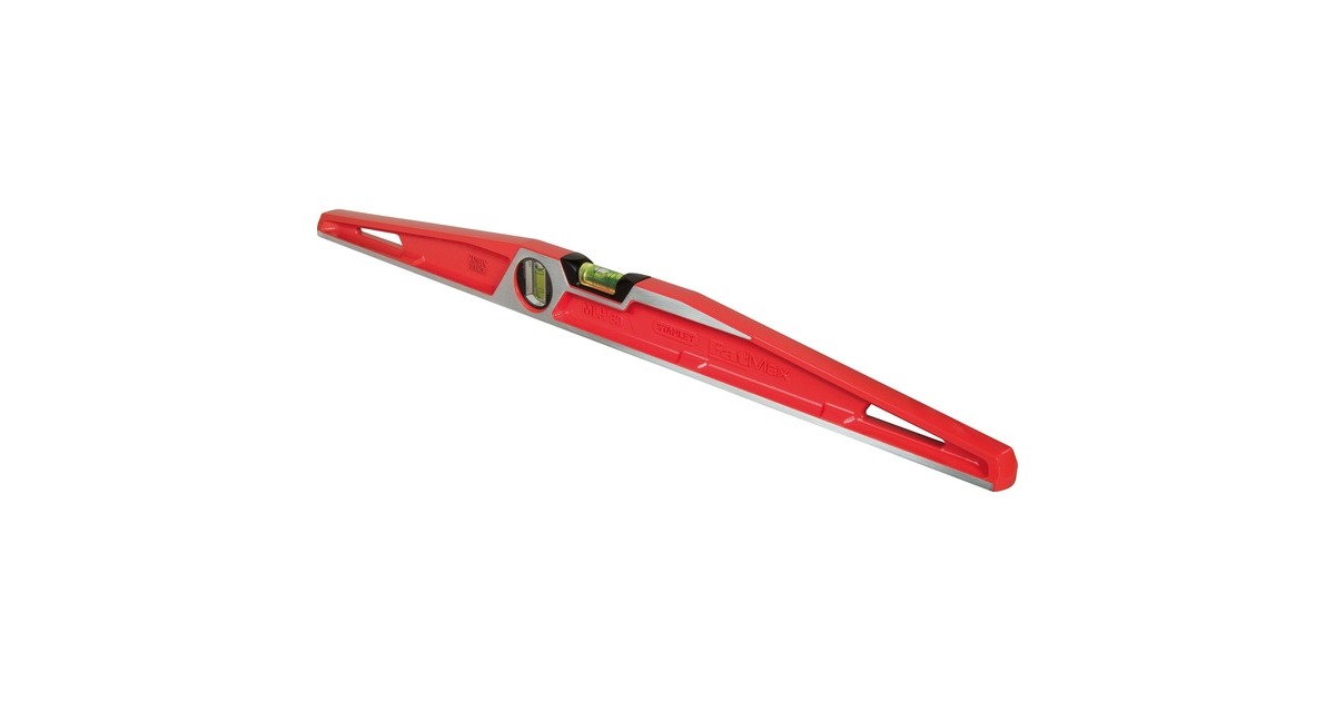 StanleyFatMax MLH Magnetische Waterpas 60cm  (Rood/grijs)