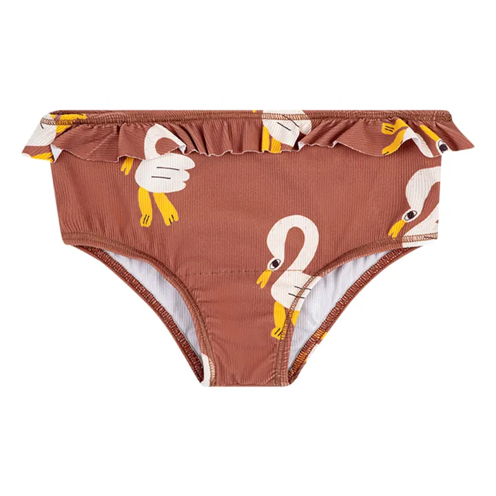 Bobo Choses Culotte de Bain Pélicans | Terracotta