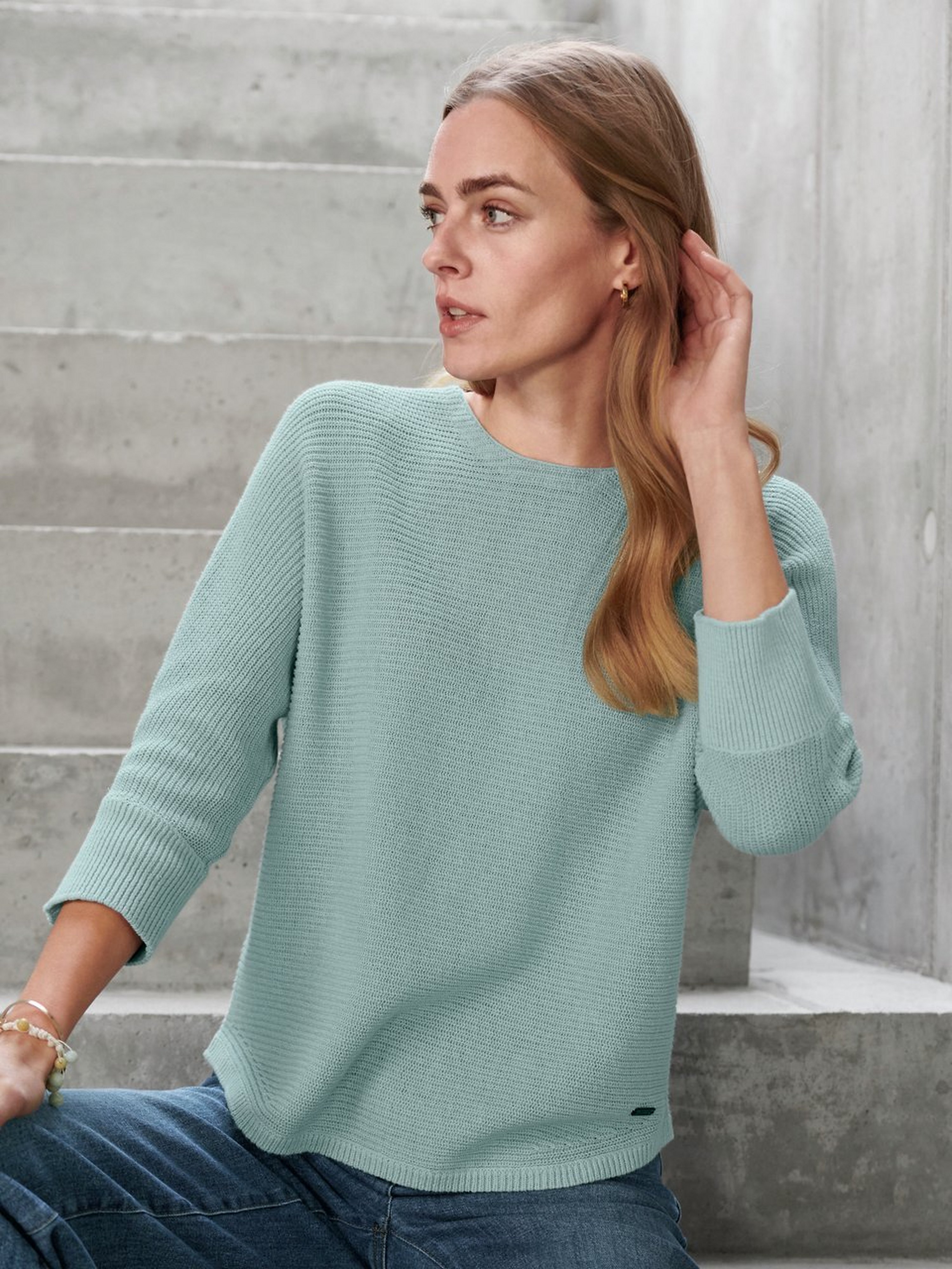 Pullover mit 3/4-Arm