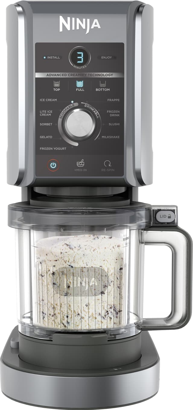 Ninja CREAMi Deluxe ismaskine NC501EU (sort/sølv)