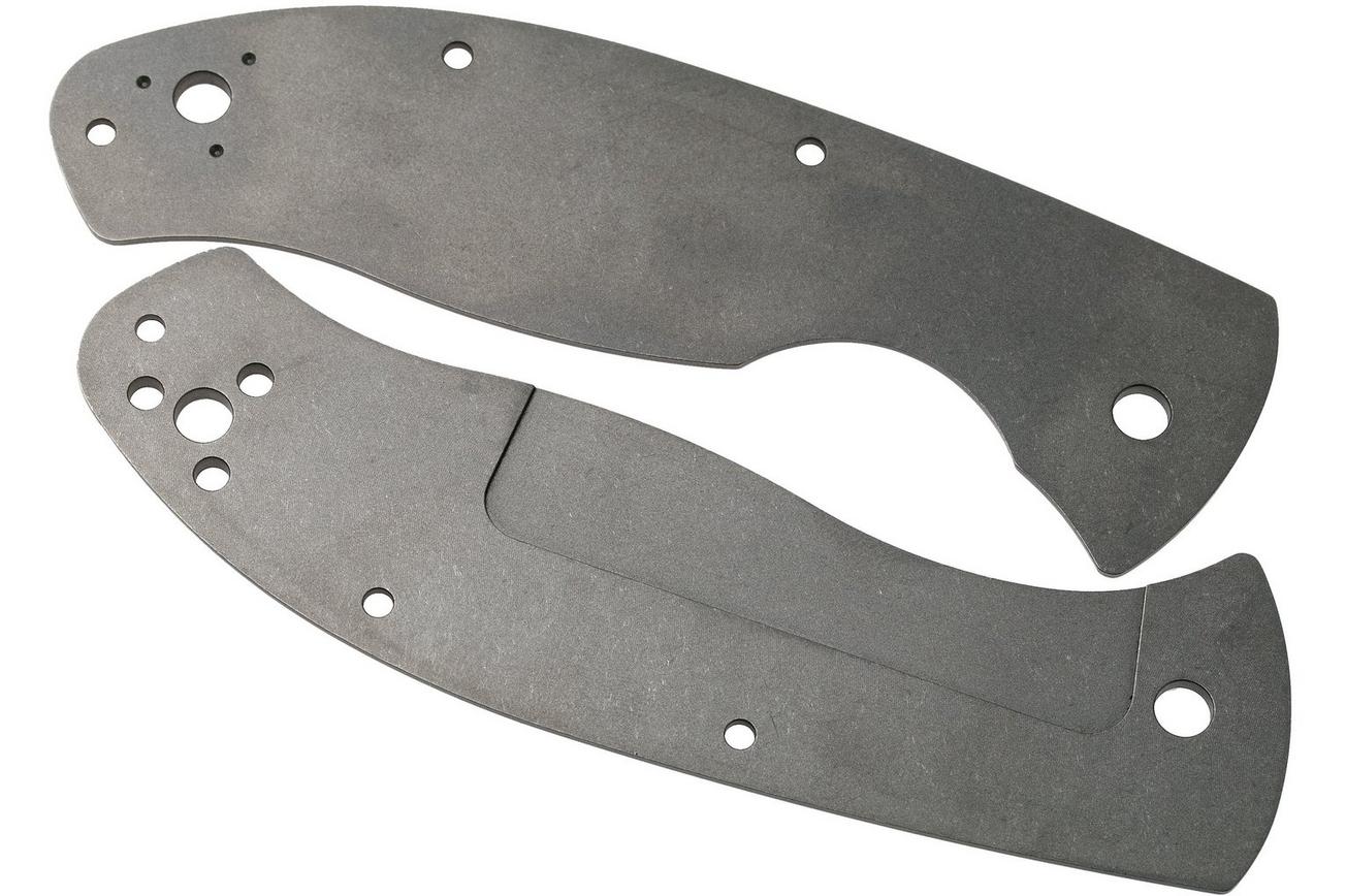 Flytanium Spyderco Tenacious Scales, titanium