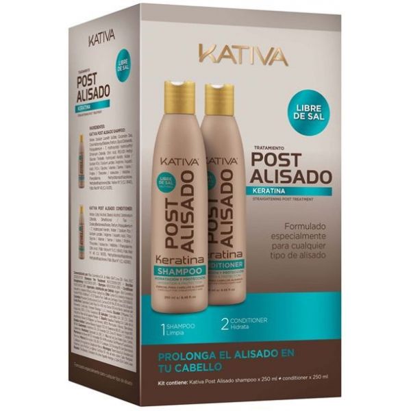 Kativa Pack Alisamento Shampoo 250ml   Condicionador 250ml