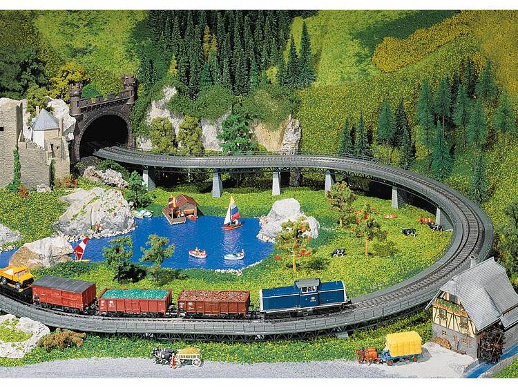 Faller Auf- und Abfahrt R1 H0 Bausatz einer kompletten auf Auf- und Abfahrts Brücke