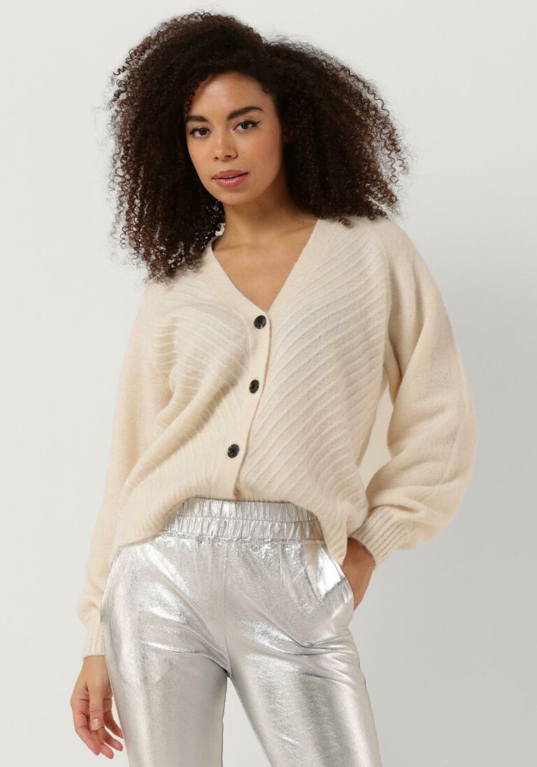 SELECTED FEMME beige selected femme vest sif sisse ls knit cardigan