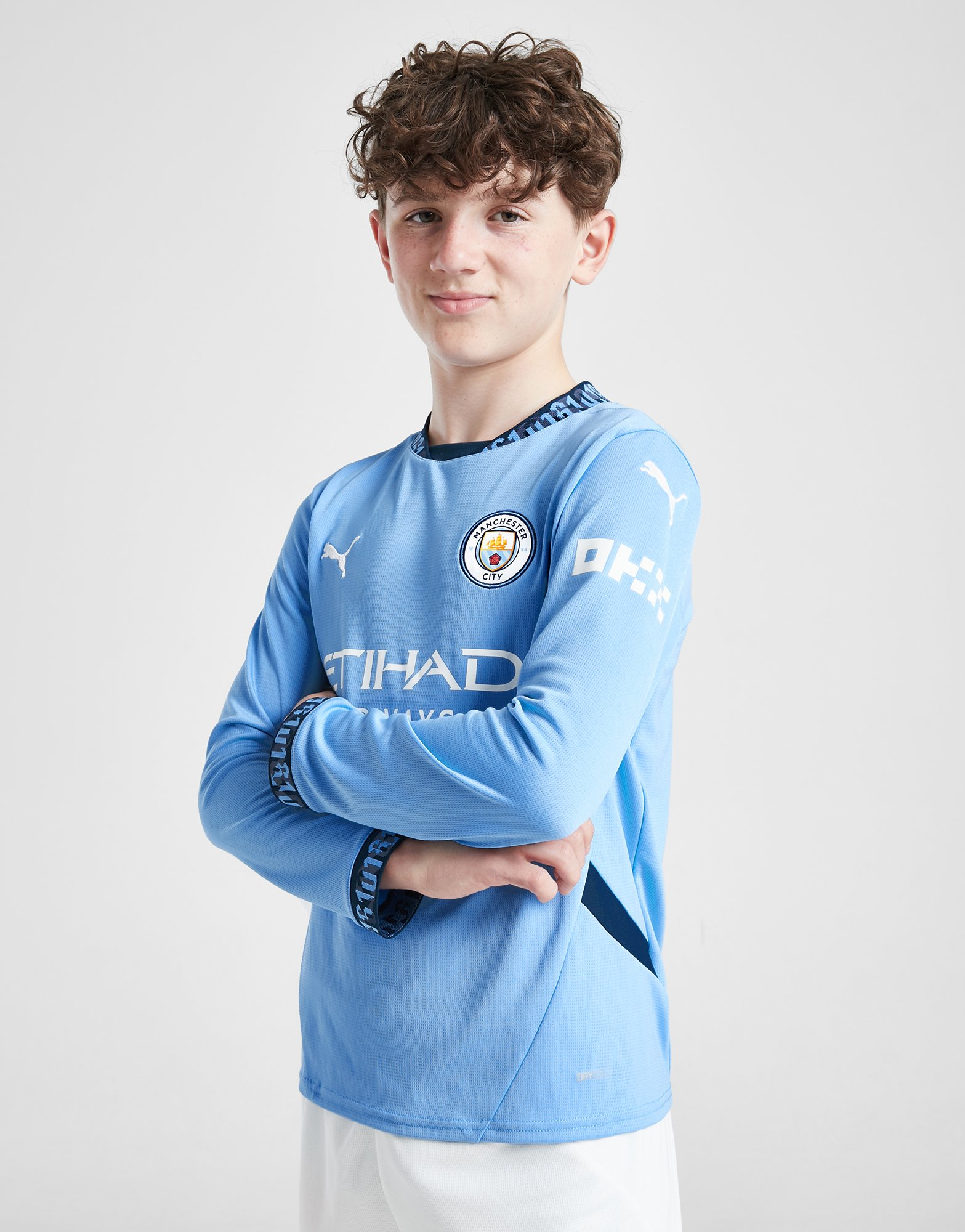 Puma Maillot Manches Longues Domicile Manchester City FC 24/25 Junior