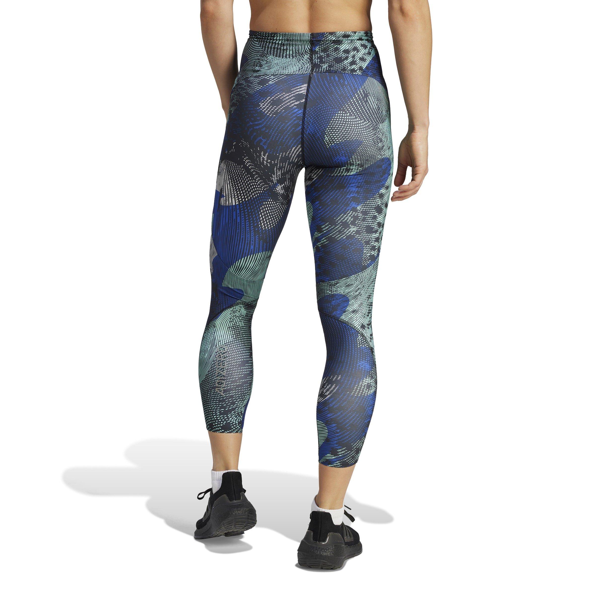 adidas Adizero Allover Print 7 8 Leggings Womens