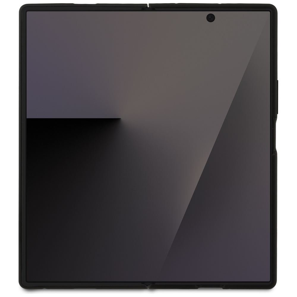Samsung Galaxy Z Fold7 Leder Hardcase Hülle 4G Classic Logo MagSafe-Modul (GUHMZFD7P4MSEGCK) - Schwarz