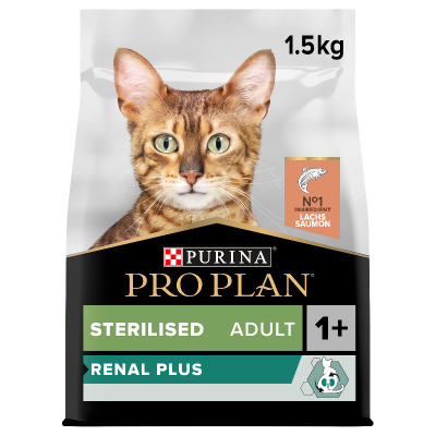 Pro Plan Katzenfutter Adult Sterilised Renal Plus Lachs 1.5kg
