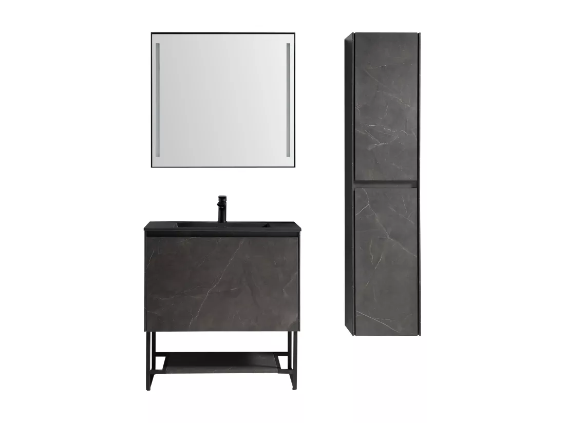 Ensemble meuble de salle de bain 120 cm Aquabella