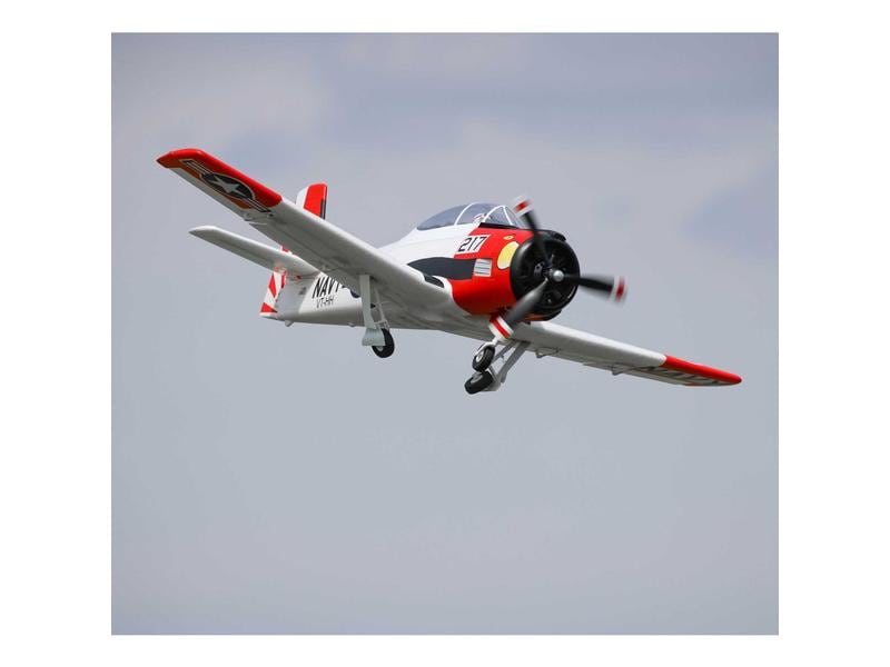 E-flite Warbird T-28 Trojan 1.2 m, Smart BNF Basic T-28 Trojan mit Einziehfahrwerk und Spektrum Smart Technik