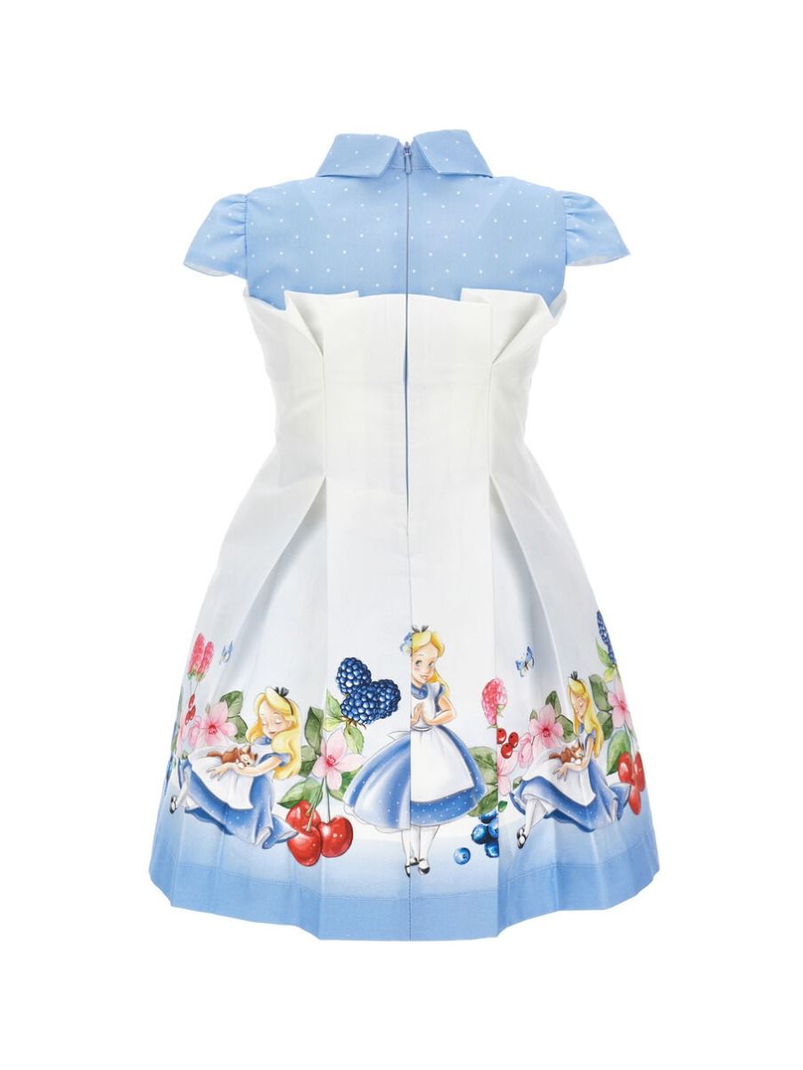 Monnalisa Alice Bustier Satin Dress