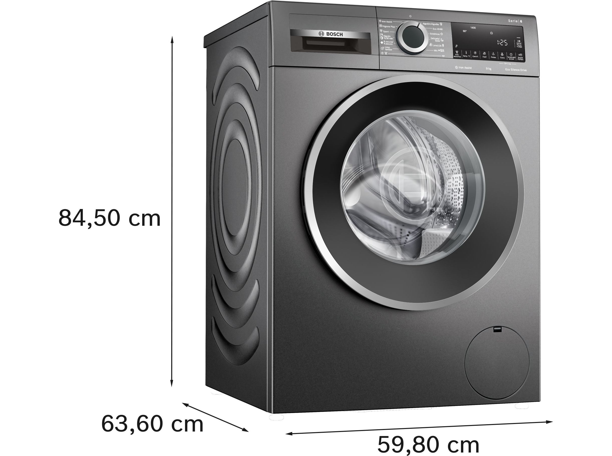 MAQ LAVAR ROUPA BOSCH WGG244ZRES SILVER 9KG