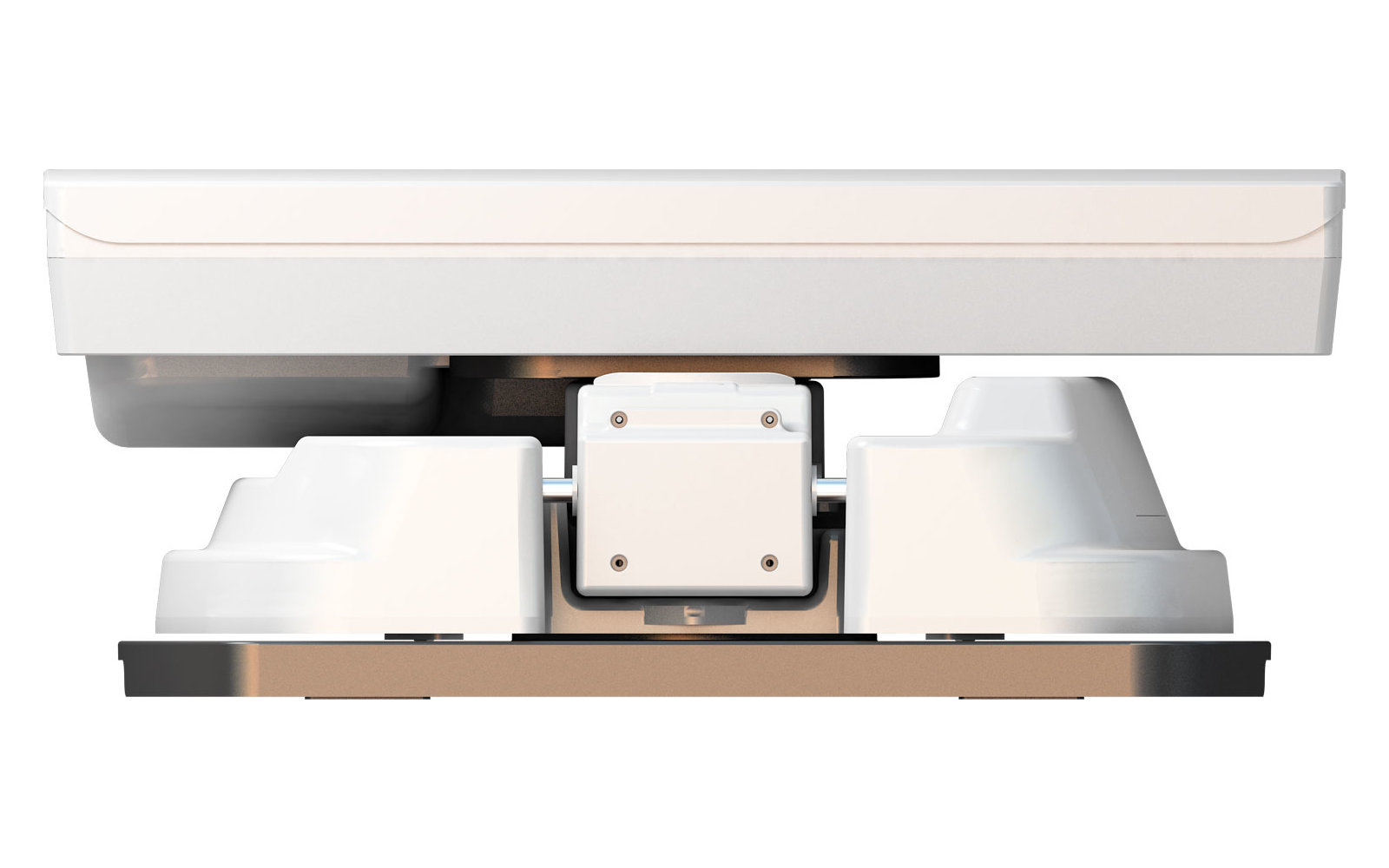Selfsat Snipe 3 R Vollautomatische Sat-Flachantenne mit Fernbedienung Single LNB