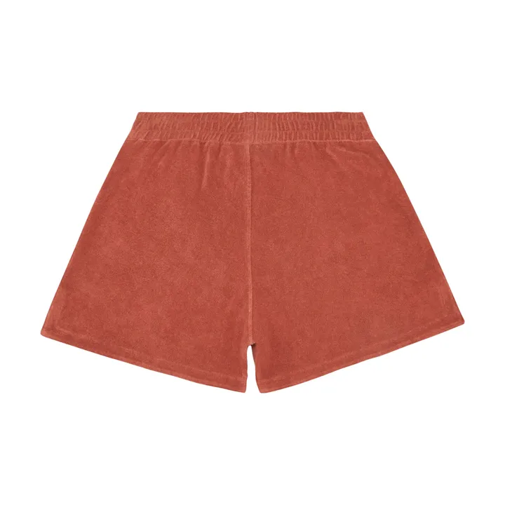 SMALLABLE BASICS Short Femme éponge | Terracotta