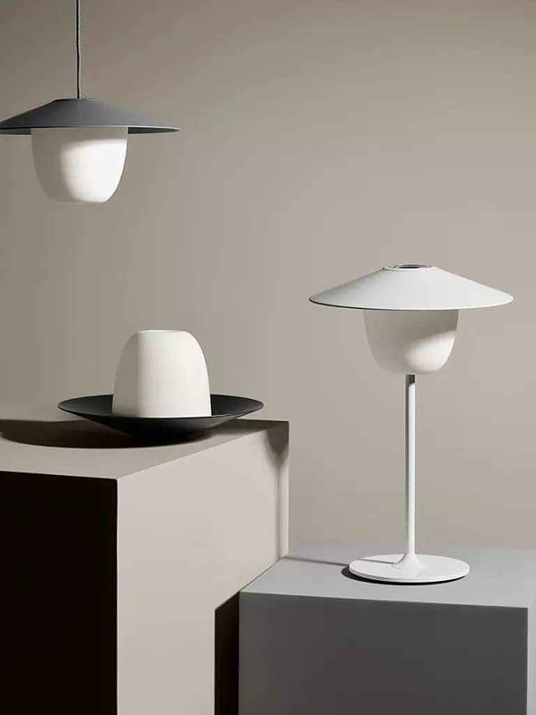 BLOMUS Mobile LED Stehlampe ANI 35cm White weiss